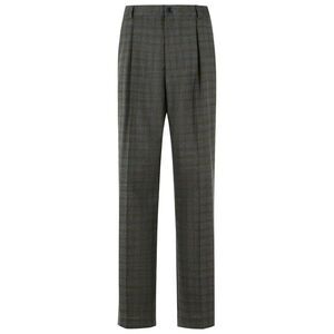 Dries Van Noten Brown Wool Trousers Men